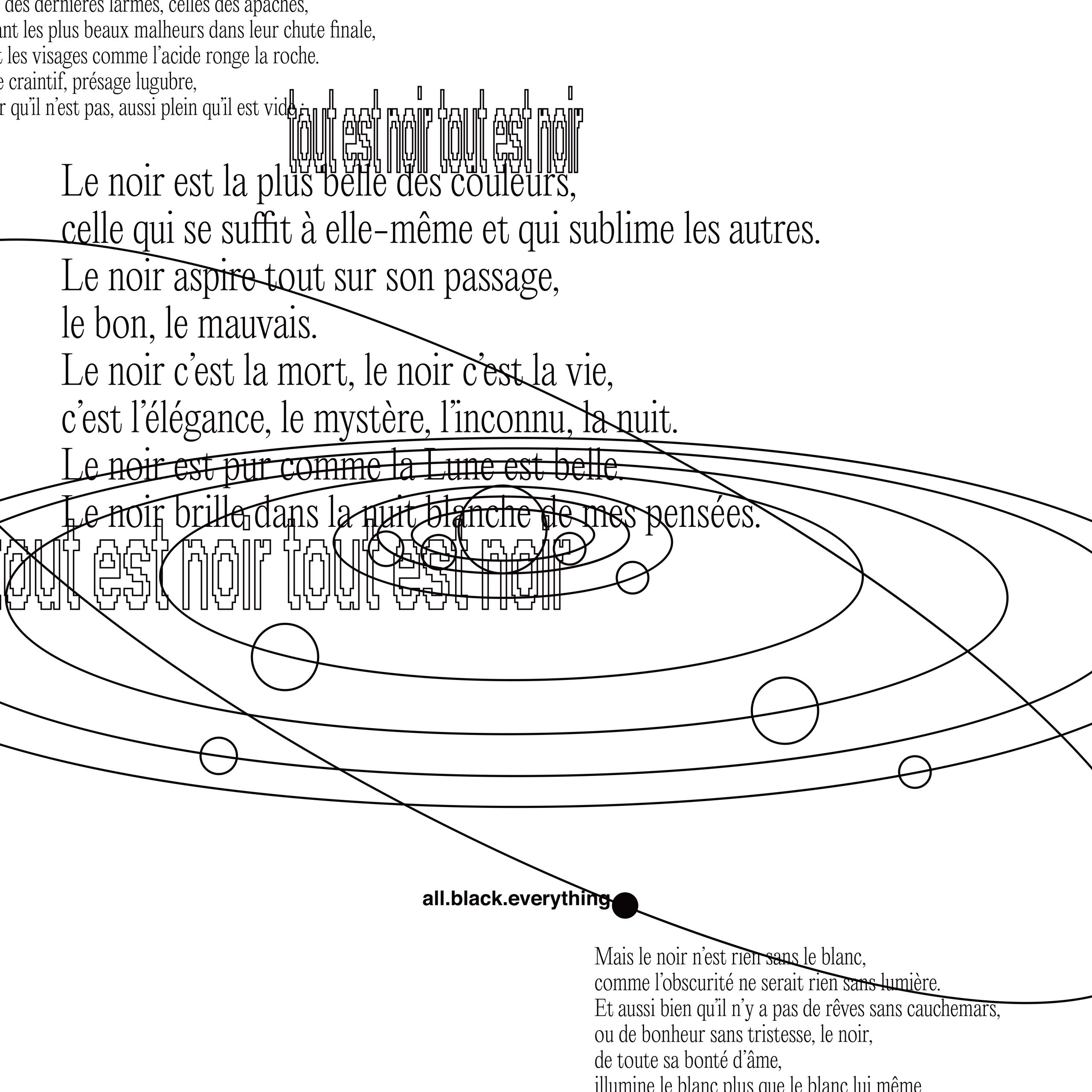 Zoom sur la deuxième partie du texte de l'affiche "Pluton"
