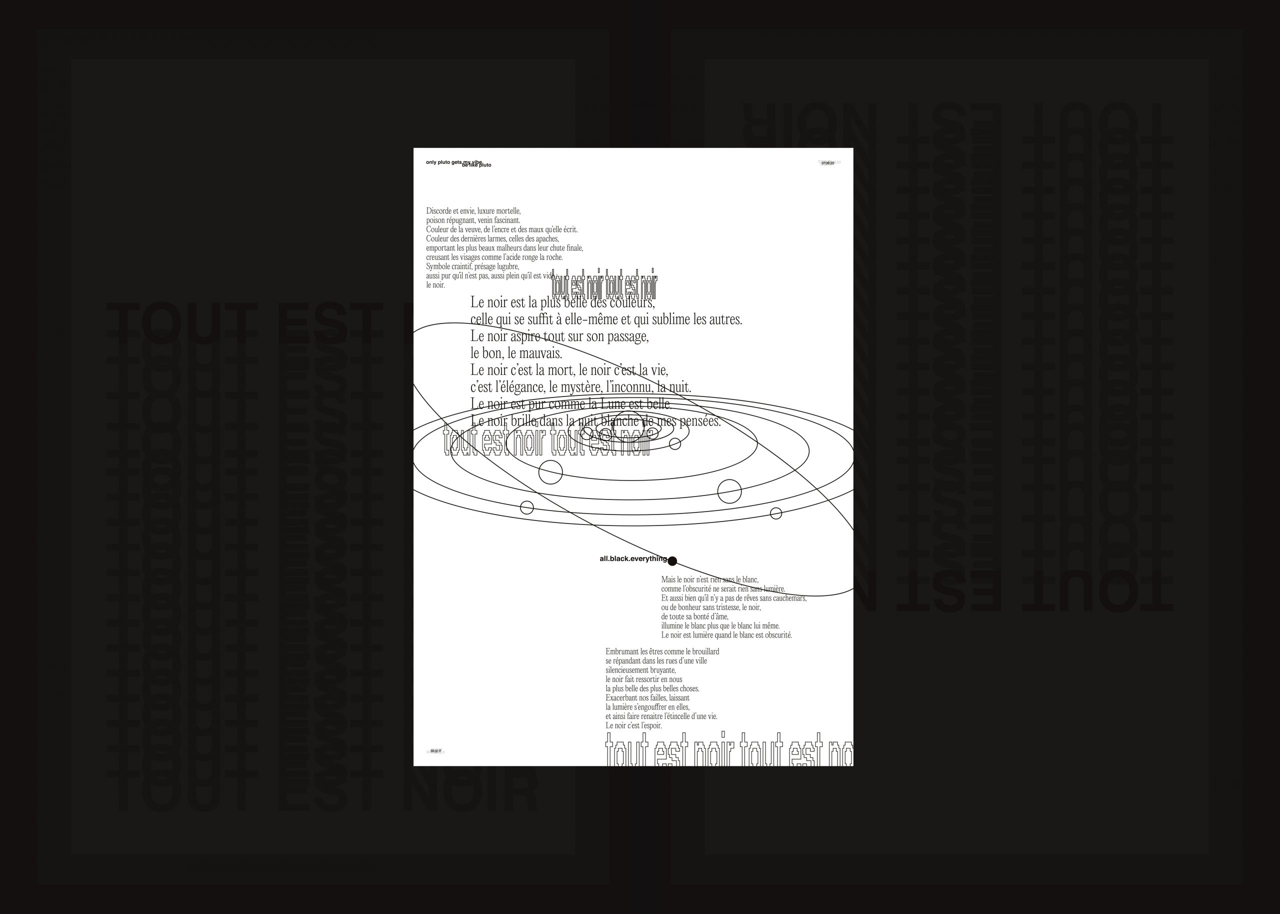 Cover du projet "Postermania #2 - ALL BLACK EVERYTHING". Cliquer pour accéder au détail du projet.